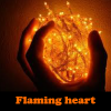 Flaming heart 5 Differences