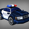 Toon Police Car
