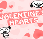 Valentines hearts game